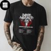 Amon Amarth Heidrun over Europe Tour 2024 Fan Gifts Two Sides Classic T-Shirt