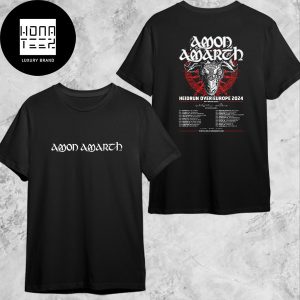 Amon Amarth Heidrun over Europe Tour 2024 Fan Gifts Two Sides Classic T-Shirt