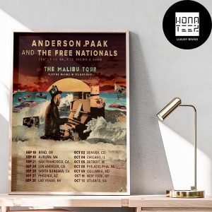 Anderson Paak The Malibu Tour Fan Gifts Home Decor Poster Canvas