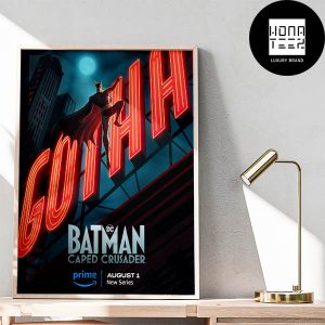 Batman Caped Crusader New Poster on August 1st 2024 on Prime Video Fan Gifts Home Decor Poster Canvas