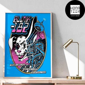 Blink-182 at The Frost Bank Center in San Antonio TX on June 24 2024 Fan Gifts Home Decor Poster Canvas