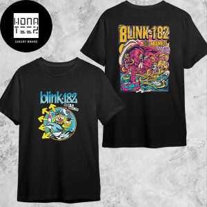 Blink-182 at The Kaseya Center in Miami FL on June 21 2024 Fan Gifts Two Sides Unisex T-Shirt