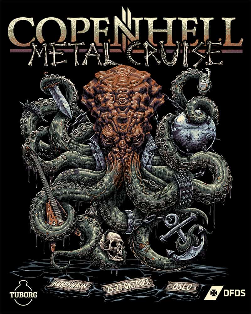 COPENHELL Metal Cruise 2024 Poster