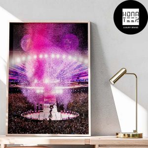 Coldplay Another Beautiful Night In Budapest 2024 Fan Gifts Home Decor Poster Canvas
