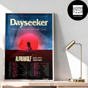 Dayseeker Dark Sun Protocol Tour United States Autumm 2024 Fan Gifts Home Decor Poster Canvas