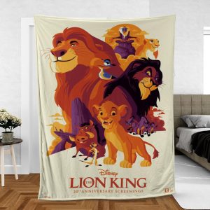Disney Celebrate The 30th Anniversary of The Lion King Fan Gifts Fleece Blanket
