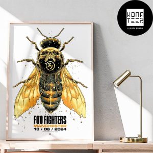 Foo Fighters at Emirates Old Trafford Manchester on June 13 2024 Fan Gifts Home Decor Poster Canvas