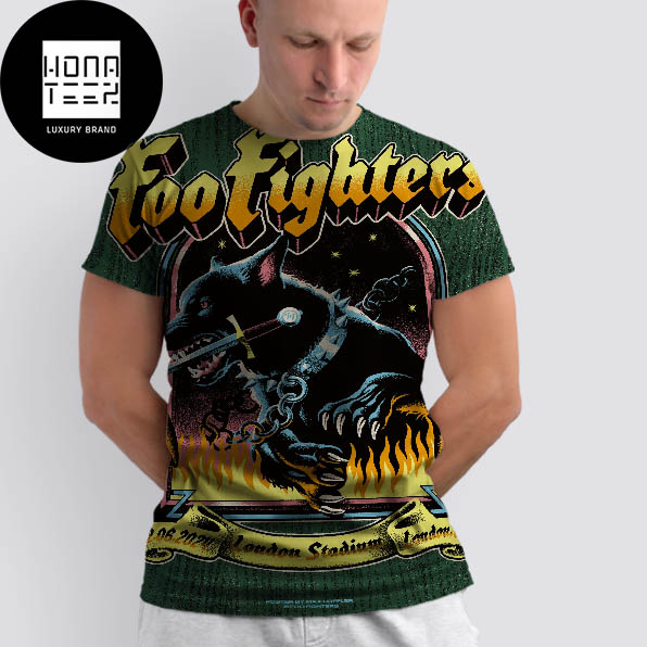 Foo Fighters at London Stadium in London on June 22 2024 Fan Gifts All Over Print Shirt