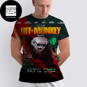 Hit Monkey Hits NYC for Season 2 on July 15 2024 Fan Gifts All Over Print Shirt