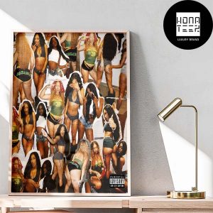 Latto Sunday Service Remix With Megan Thee Stallion and Flo Milli Fan Gifts Home Decor Poster Canvas