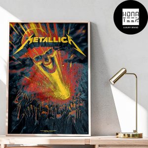 Metallica Concert at Tons of Rock at Ekebergsletta in Oslo Norway on June 26 2024 Fan Gifts Home Decor Poster Canvas