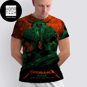 Metallica M72 Helsinki June 7th and 9th 2024 at Helsinki Olympic Stadium in Helsinki Finland Fan Gifts All Over Print Shirt