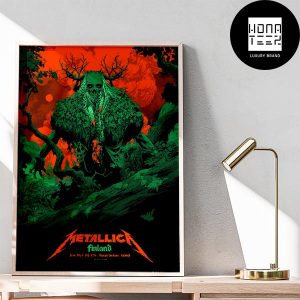 Metallica M72 Helsinki June 7th and 9th 2024 at Helsinki Olympic Stadium in Helsinki Finland Fan Gifts Home Decor Poster Canvas