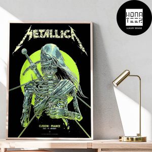 Metallica M72 World Tour Concert at Clisson France on 29 June 2024 Fan Gifts Home Decor Poster Canvas