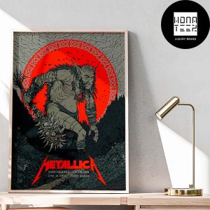 Metallica M72 World Tour In Parken Stadium Copenhagen Denmark On June 14 2024 Fan Gifts Home Decor Poster Canvas