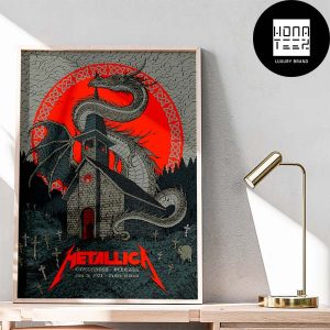 Metallica M72 World Tour In Parken Stadium Copenhagen Denmark On June 16 2024 Fan Gifts Home Decor Poster Canvas