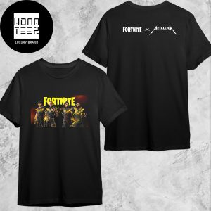 Metallica X Fortnite Collaboration Fan Gifts Classic Two Sides T-Shirt