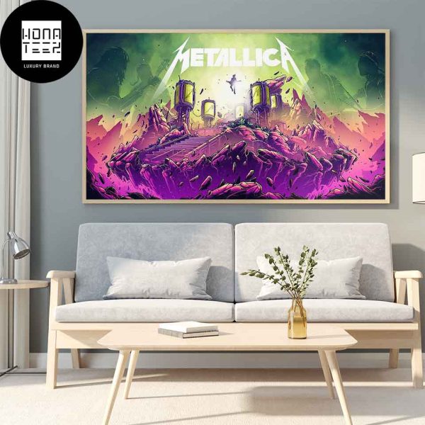 Metallica x Fortnite Cartoon Style Fan Gifts Home Decor Poster Canvas