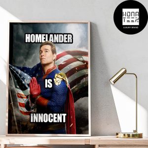 New Poster For THE BOYS Season 4 Homelander Is Innocent Fan Gifts Home Decor Poster Canvas