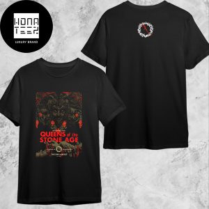 Queens of the Stone Age at Coliseum da Coruña A Coruña Spain on June 18 2024 Fan Gifts Two Sides Classic T-Shirt