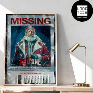 Red One Movie The First Poster Christmas 2024 Fan Gifts Home Decor Poster Canvas