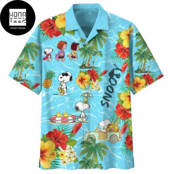 Snoopy And The Peanuts Summer Time Tropical Style 2024 Trendy Hawaiian Shirt