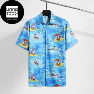 Snoopy Chilling On The Beach 2024 Trendy Hawaiian Shirt