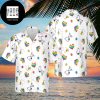Snoopy Surfing With Tropical Floral Blue Color 2024 Trendy Hawaiian Shirt