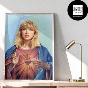 Taylor Swift Is God Funny Photo Home Decor Poster Canvas