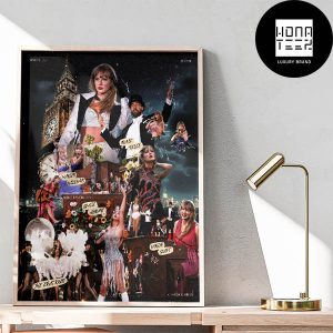 Taylor Swift The Eras Tour London’s Wembley Stadium England UK Fan Gifts Home Decor Poster Canvas