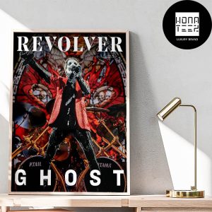 The Band Ghost On Revolver Mag Cover Fan Gifts Home Decor Poster Canvas