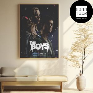 The Boys Season 4 Here Comes Our Second Wind Back June 13 2024 Fan Gifts Home Decor Poster Canvas