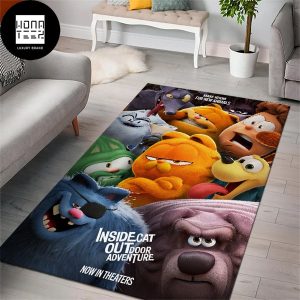The Garfield Movie Cosplay Inside Out Make Room For New Animals Luxury Rug