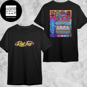 The Riot Fest 2024 Lineup On September 20-22 2024 at RiotLand at SeatGeek Stadium Bridgeview Fan Gifts Two Sides Classic T-Shirt