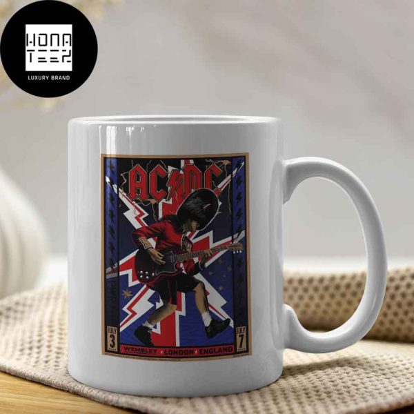 ACDC Tour at Wembley Stadium London England on July 03 and 07 2024 Fan Gifts Ceramic Mug