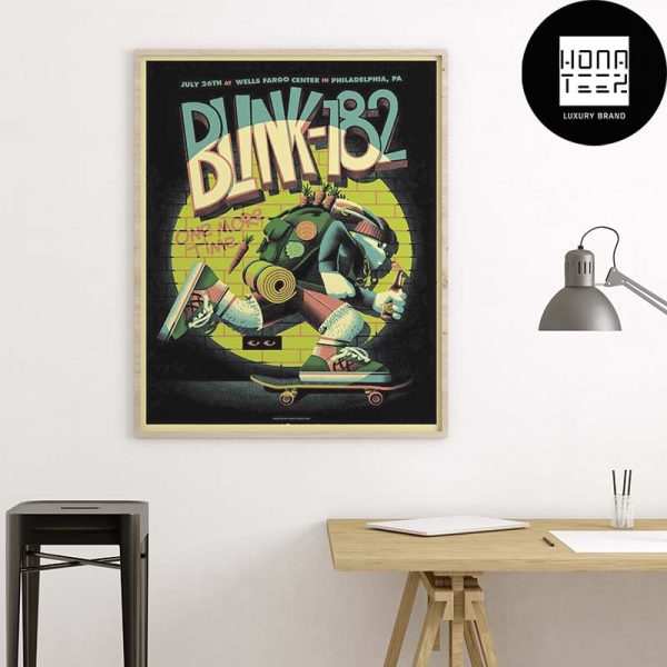 Blink-182 Show At Wells Fargo Center In Philadelphia PA On July 26 2024 Fan Gifts Home Decor Poster Canvas