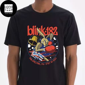 Blink 182 Show At Wells Fargo Center In Philadelphia PA On July 26 2024 Fan Gifts Unisex T-Shirt