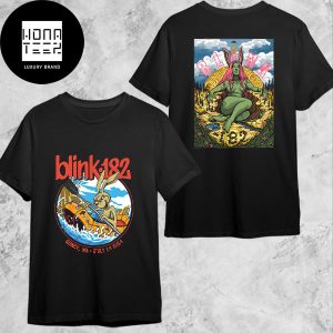 Blink-182 Show at Gorge Amphitheatre in Quincy WA on July 14 2024 Fan Gifts Two Sides Unisex T-Shirt