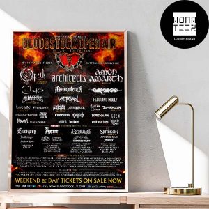 Bloodstock Open Air Heavy Metal Festival 2024 Lineup Fan Gifts Home Decor Poster Canvas