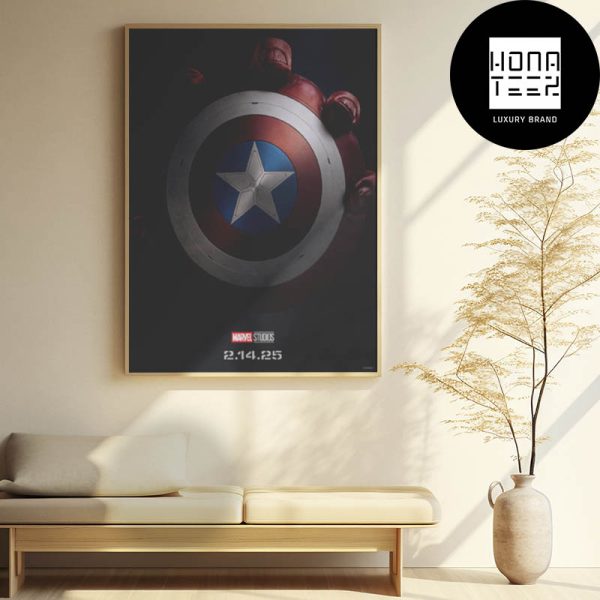 Captain America Brave New World 2025 Fan Gifts Home Decor Poster Canvas