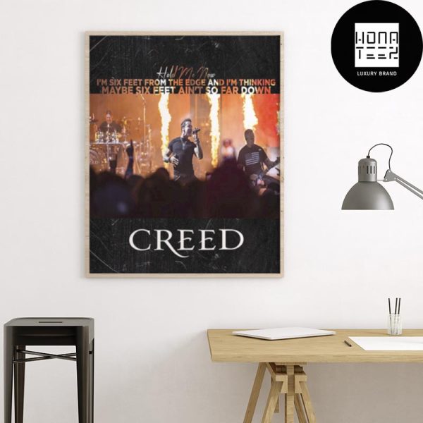 Creed Hold Me Now Signature Fan Gifts Home Decor Poster Canvas