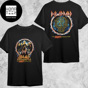 Def Leppard The Summer Stadium Tour 2024 Fan Gifts Two Sides Classic T-Shirt