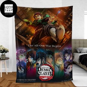 Demon Slayer Kimetsu no Yaiba Infinity Castle Fan Gifts Fleece Blanket