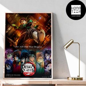 Demon Slayer Kimetsu no Yaiba Infinity Castle Fan Gifts Home Decor Poster Canvas