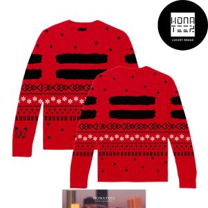 Ed Sheeran Equals Red 2024 Ugly Christmas Sweater