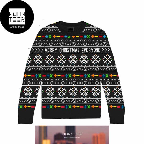 Ed Sheeran Mathematics Marry Christmas Everyone 2024 Ugly Christmas Sweater