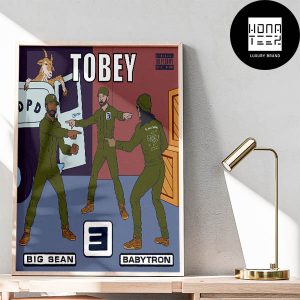 Eminem New Single Tobey Featuring Big Sean and BabyTron Fan Gifts Home Decor Poster Canvas