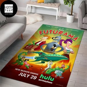 FUTURAMA Season 12 Premieres July 29 on Hulu Fan Gifts Luxury Rug