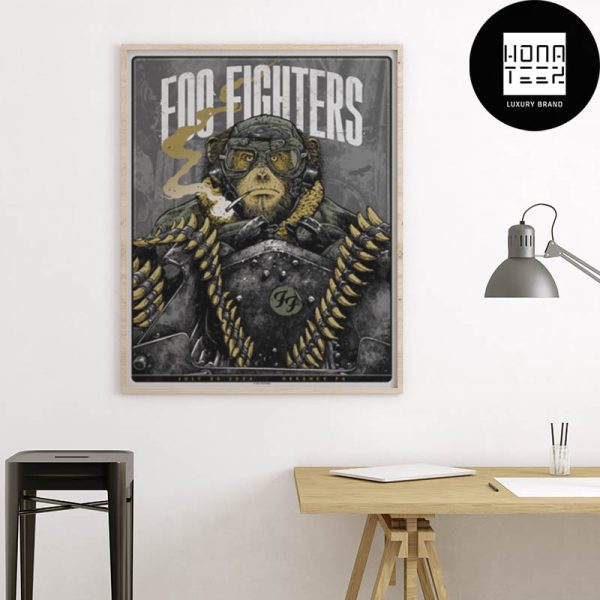 Foo Fighters Concert At Hersheypark Stadium Hershey On July 23 2024 Fan Gifts Home Decor Poster Canvas