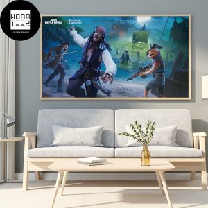 Fortnite X The Pirates Of The Caribbean Captain Jack Sparrow Fan Gifts Home Decor Poster Canvas